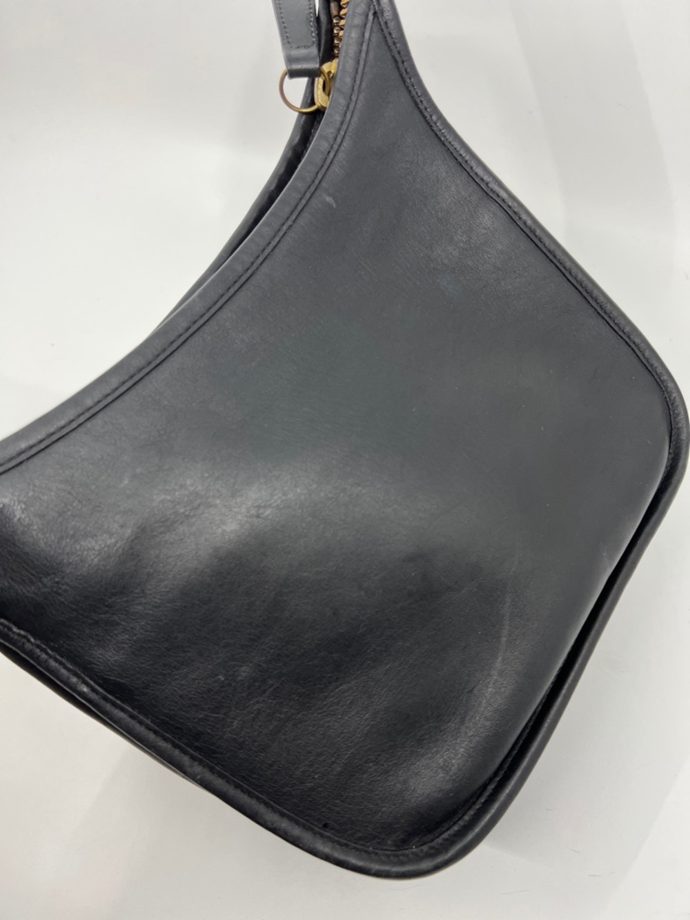 Vintage Coach Janice’s Legacy shoulder bag Black Glove Tanned Leather 9950 - Picture 15 of 16